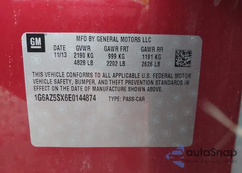 2014 Cadillac Cts Premium from USA, damaged, VIN 1G6AZ5SX6E0144874